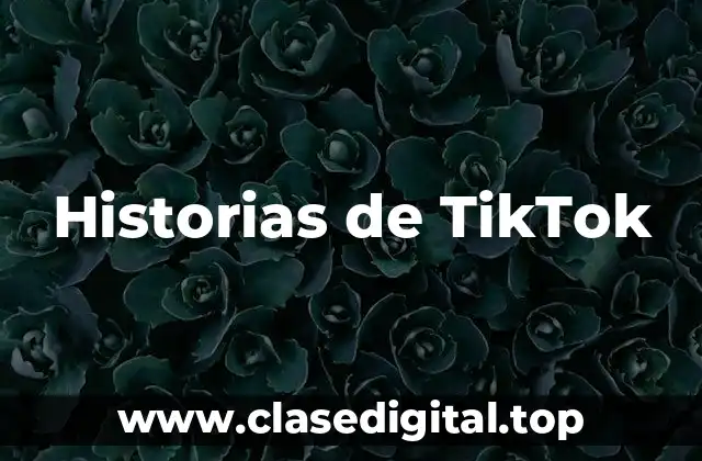 Historias de TikTok
