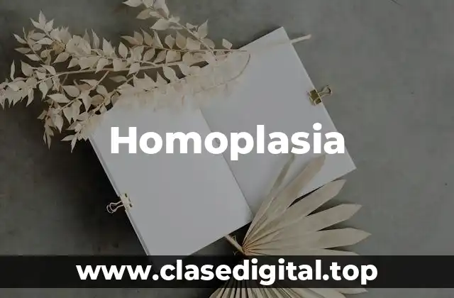 Ejemplos de homoplasia
