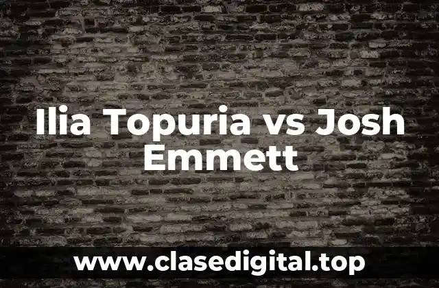 ¿Quién es Ilia Topuria?