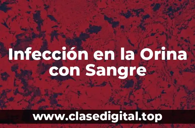 Infección en la Orina con Sangre
