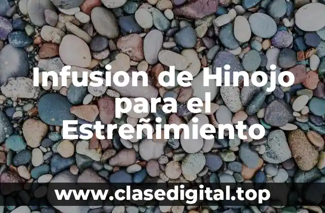 Infusion de Hinojo para el Estreñimiento