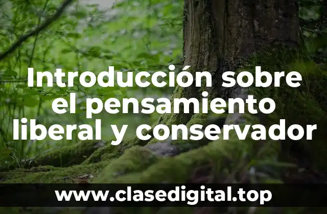 Ejemplos de pensamiento liberal