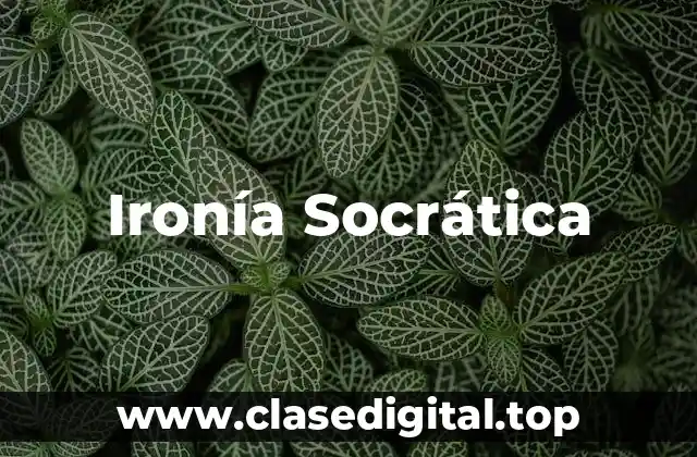Ironía Socrática