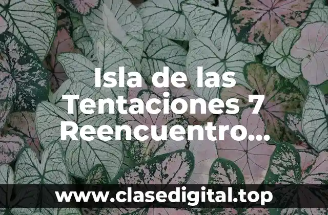 Isla de las Tentaciones 7 Reencuentro Completo