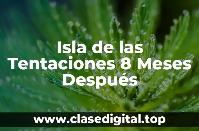 Isla de las Tentaciones 8 Meses Después