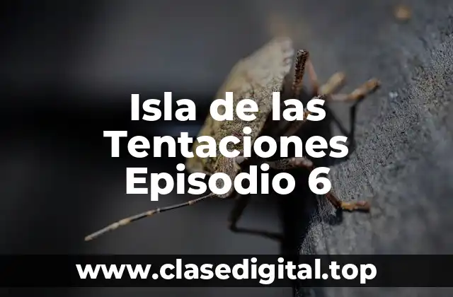 Isla de las Tentaciones Episodio 6