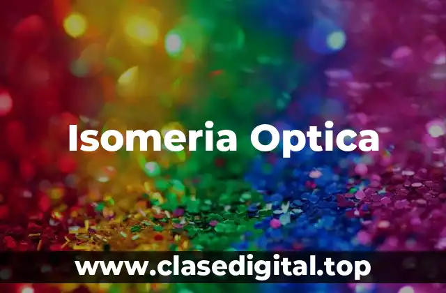 Isomeria Optica