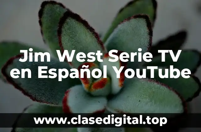 Jim West Serie TV en Español YouTube