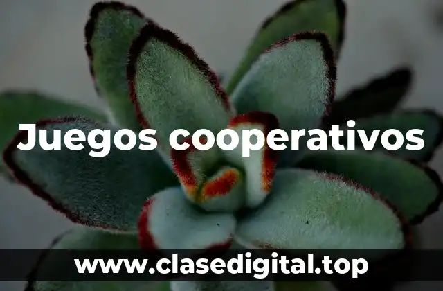 Juegos cooperativos