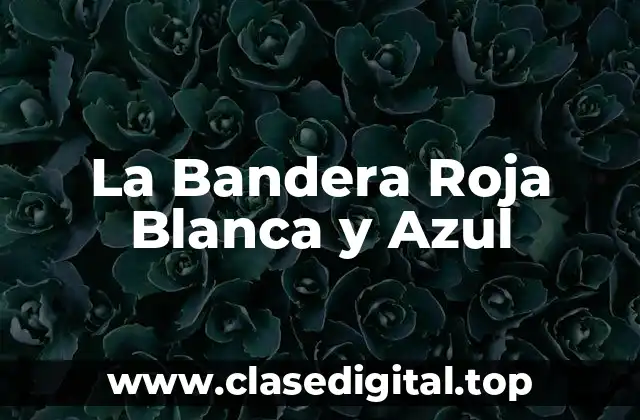 Orígenes de la Bandera Roja Blanca y Azul