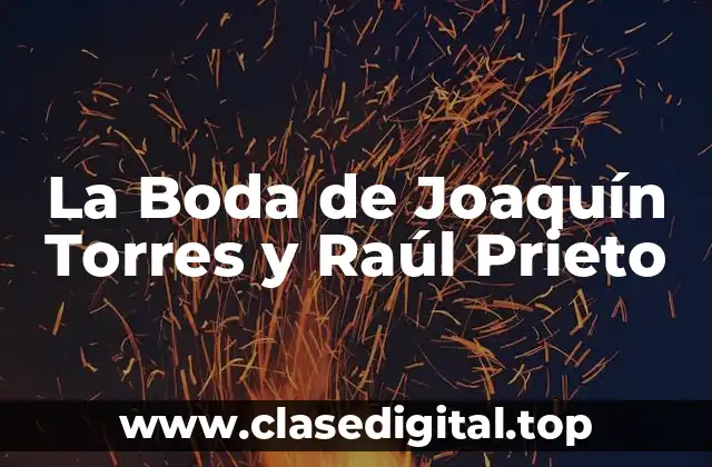 La Boda de Joaquín Torres y Raúl Prieto