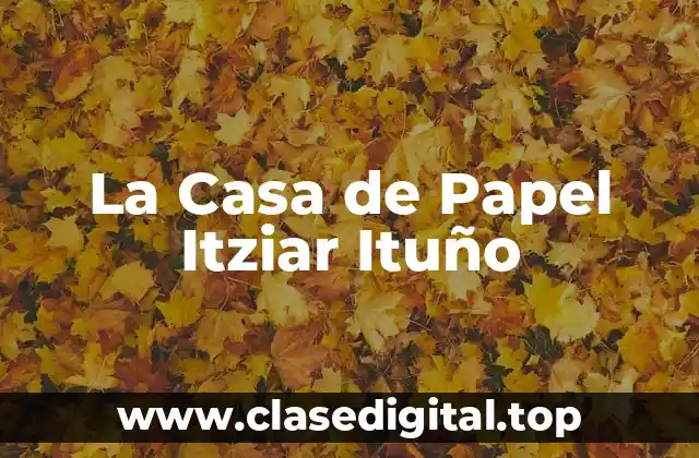 La Casa de Papel Itziar Ituño