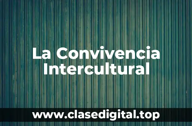 Ejemplos de Convivencia Intercultural