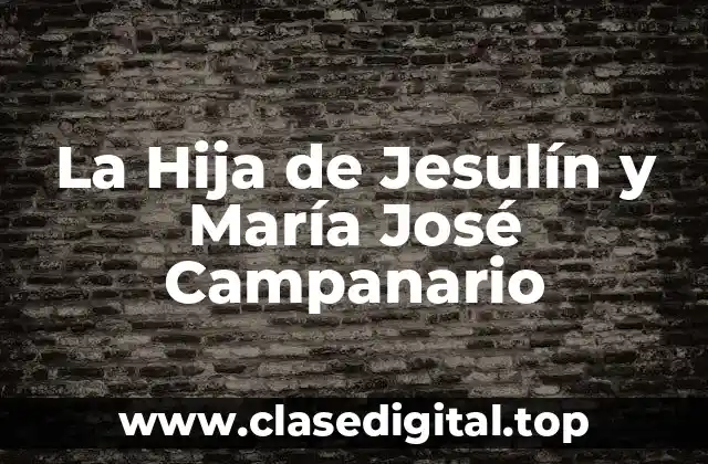 La Hija de Jesulín y María José Campanario