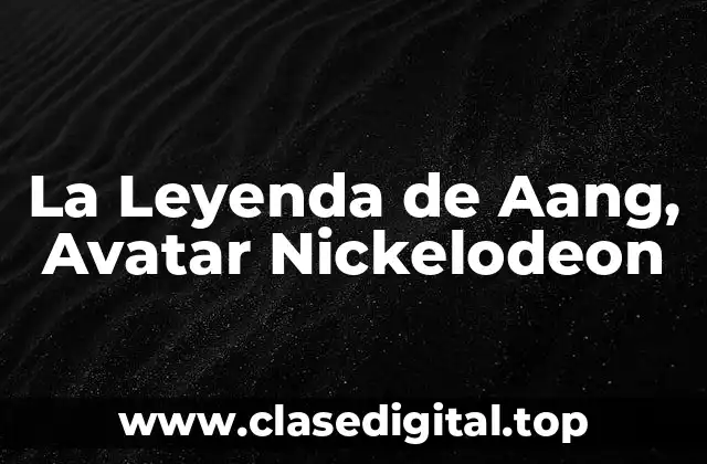 La Leyenda de Aang, Avatar Nickelodeon