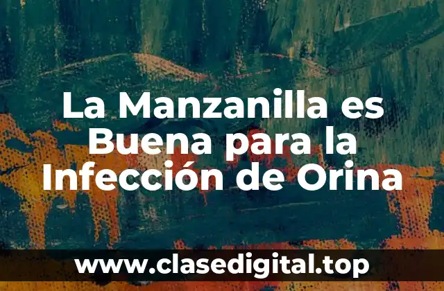 La Manzanilla es Buena para la Infección de Orina