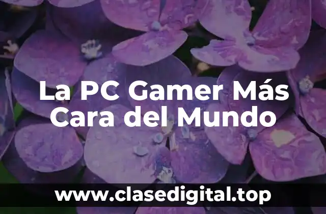 La PC Gamer Más Cara del Mundo