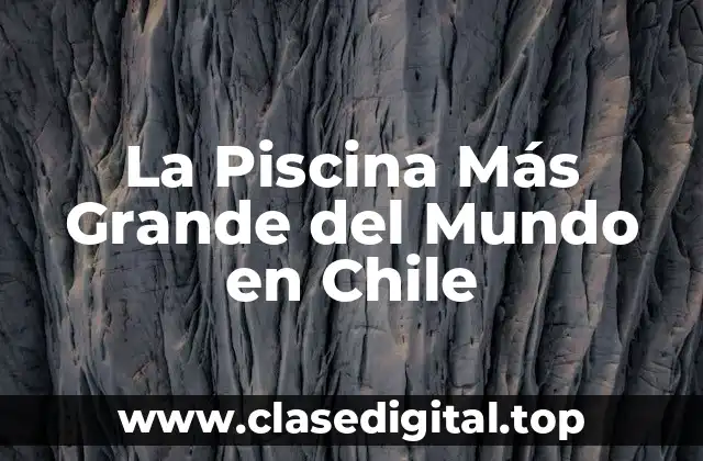 La Piscina Más Grande del Mundo en Chile