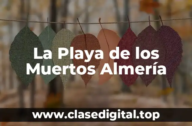 La Playa de los Muertos Almería