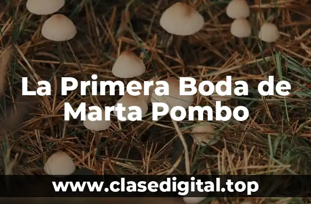 La Primera Boda de Marta Pombo