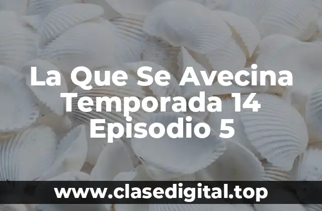 La Que Se Avecina Temporada 14 Episodio 5