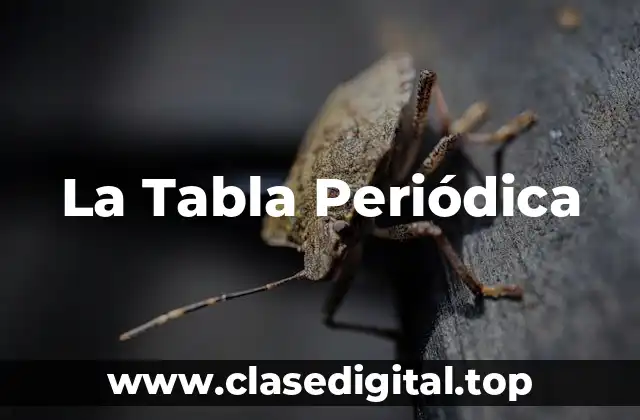 La Tabla Periódica