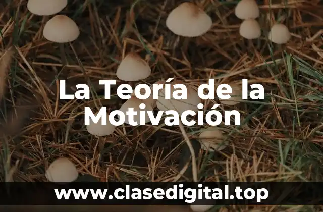 La Teoría de la Motivación
