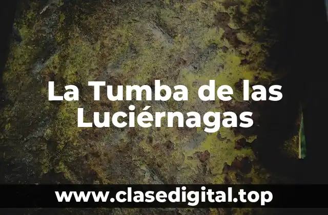 La Historia detrás de La Tumba de las Luciérnagas