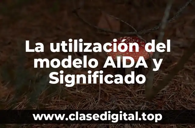 La utilización del modelo AIDA y Significado