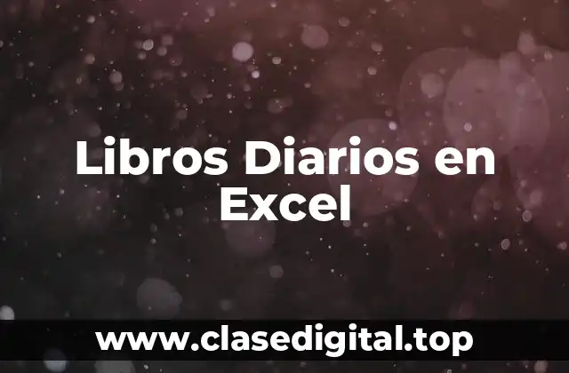 Libros Diarios en Excel