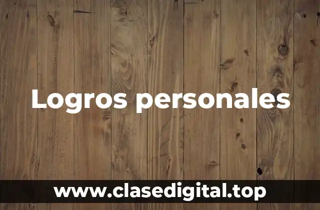 Logros personales