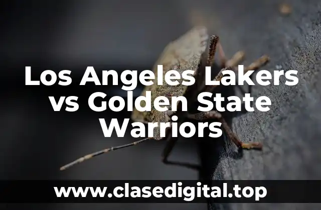 Los Angeles Lakers vs Golden State Warriors