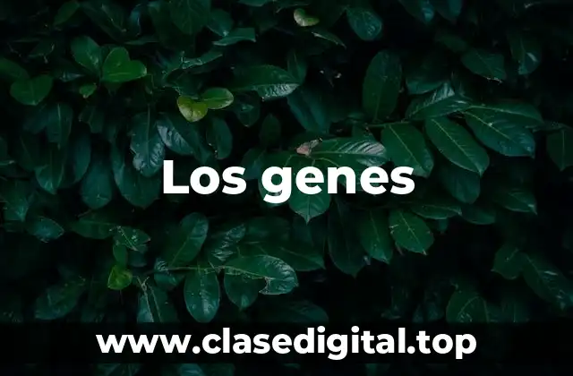 Ejemplos de genes
