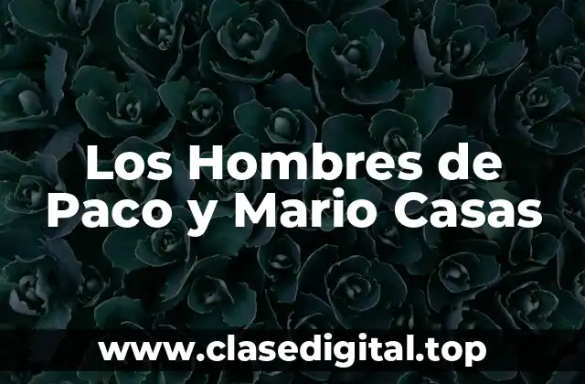 La Creación de Los Hombres de Paco