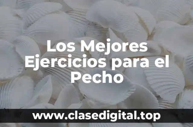 Los Mejores Ejercicios para el Pecho