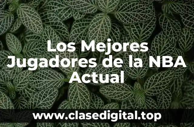 Los Mejores Jugadores de la NBA Actual