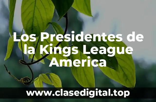 Los Presidentes de la Kings League America