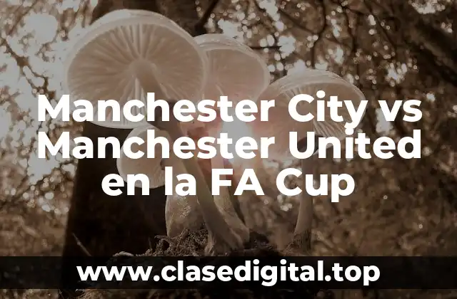 Manchester City vs Manchester United en la FA Cup