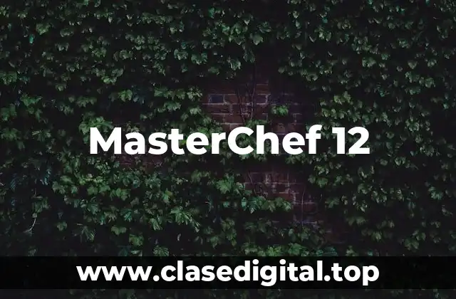 MasterChef 12