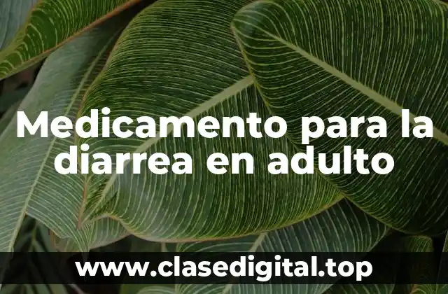 Causas y síntomas de la diarrea en adultos