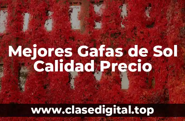 Mejores Gafas de Sol Calidad Precio