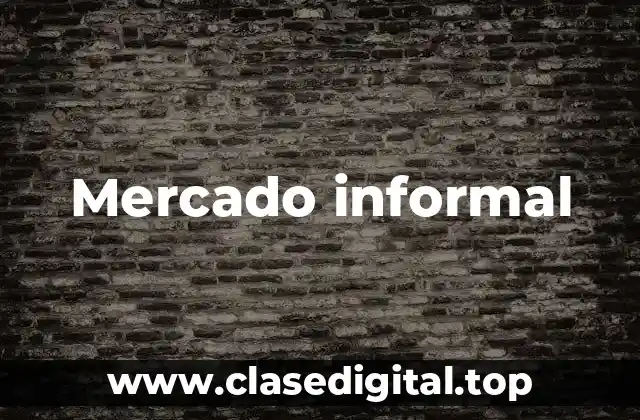 Mercado informal