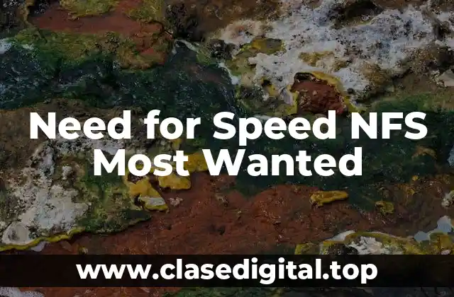 Need for Speed NFS Most Wanted