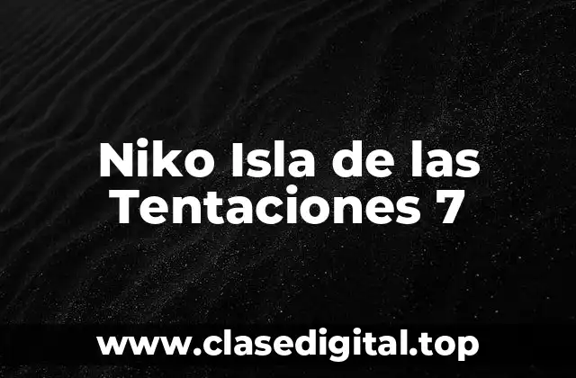Niko Isla de las Tentaciones 7