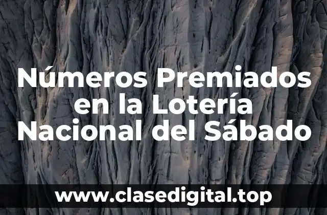 ¿Cómo se Generan los Números Premiados en la Lotería Nacional del Sábado?