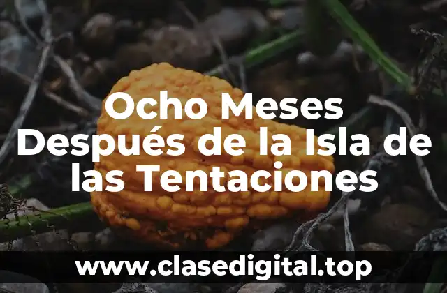 Ocho Meses Después de la Isla de las Tentaciones