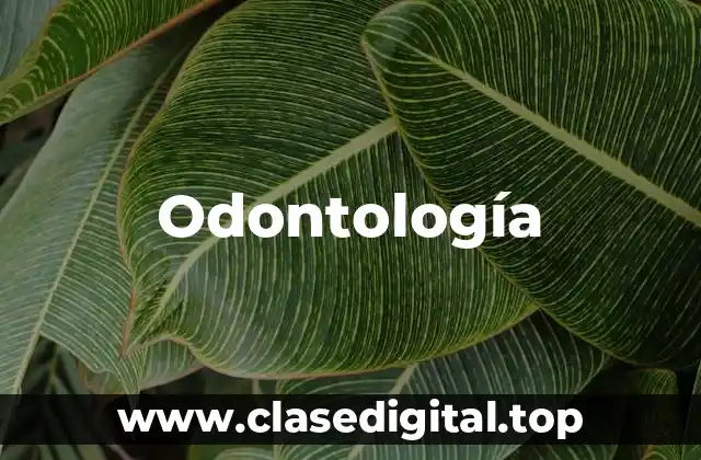 Odontología