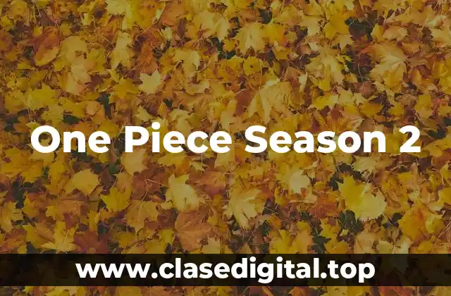 The Story of One Piece Season 2