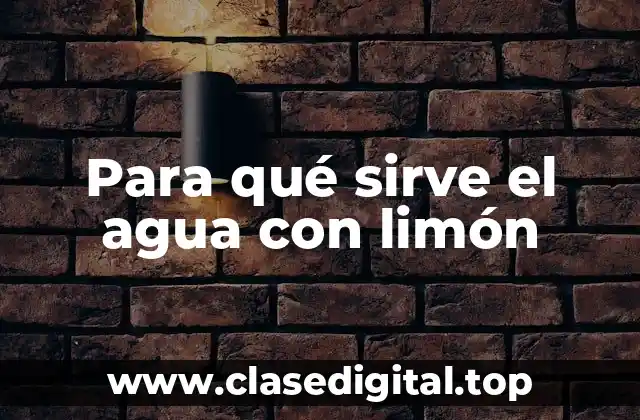 Propiedades del limón