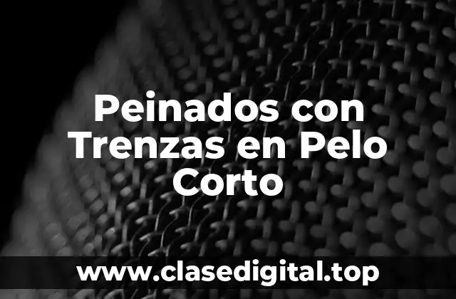 Peinados con Trenzas en Pelo Corto